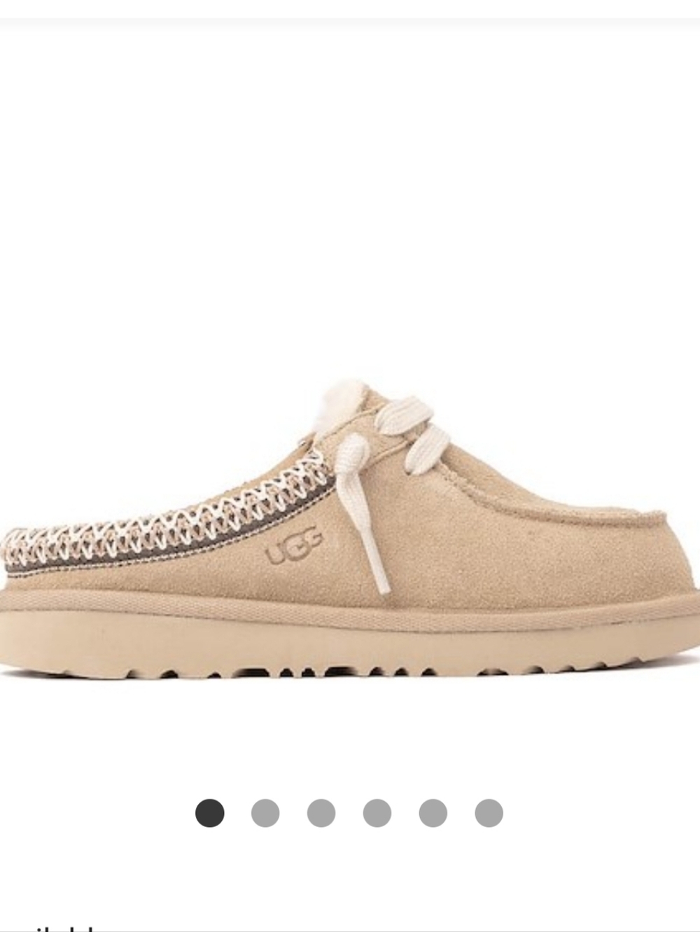 UGG Tasman Mule Shoes Slippers 1175213K-CHE Sand Big Kids 5 EU37